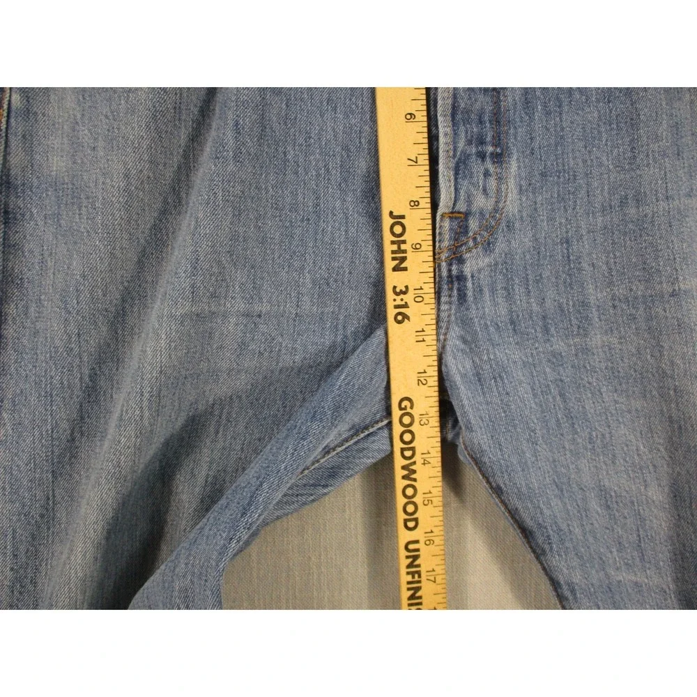 Levis 501‎ Original Fit Button Fly Light Wash Straight Leg Jeans Mens 40x31